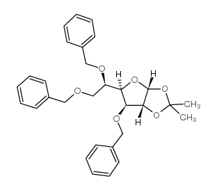 3,4,5-三-O-苄基单丙酮葡萄糖结构式