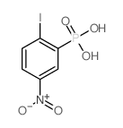 (2-iodo-5-nitro-phenyl)phosphonic acid结构式