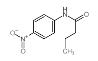 N-(4-nitrophenyl)butanamide Structure