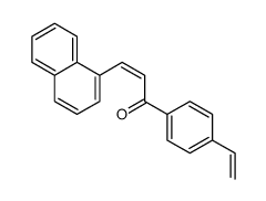 1-(4-ethenylphenyl)-3-naphthalen-1-ylprop-2-en-1-one结构式