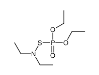 N-diethoxyphosphorylsulfanyl-N-ethylethanamine Structure