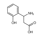 3-Amino-3-(2-hydroxyphenyl)propionic acid structure