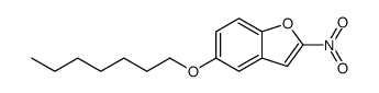 5-heptoxy-2-nitro-1-benzofuran结构式