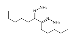 7-hydrazinylidenedodecan-6-ylidenehydrazine结构式