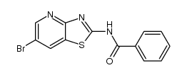 N-(6-bromo-thiazolo[4,5-b]pyridin-2-yl)benzamide结构式