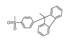 9-methyl-9-(4-methylsulfonylphenyl)fluorene Structure