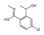 4-chloro-2-(1-hydroxyethyl)-N-methylbenzenecarbothioamide Structure