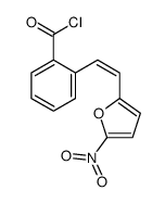 2-[2-(5-nitrofuran-2-yl)ethenyl]benzoyl chloride Structure