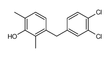 3-[(3,4-dichlorophenyl)methyl]-2,6-dimethylphenol Structure