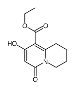 ethyl 2-hydroxy-4-oxo-6,7,8,9-tetrahydroquinolizine-1-carboxylate结构式