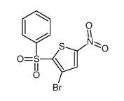 2-(benzenesulfonyl)-3-bromo-5-nitrothiophene结构式