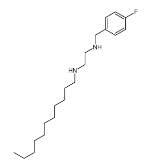 N'-[(4-fluorophenyl)methyl]-N-undecylethane-1,2-diamine结构式