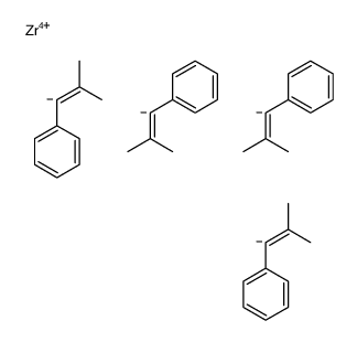 2-methylprop-1-enylbenzene,zirconium(4+)结构式