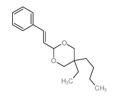 1,3-Dioxane,5-butyl-5-ethyl-2-(2-phenylethenyl)- picture