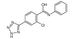 2-chloro-N-phenyl-4-(2H-tetrazol-5-yl)benzamide Structure