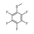 Methyl(pentafluorophenyl) sulfide Structure