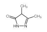 3,4-二甲基-5-吡唑啉酮结构式