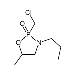 2-(chloromethyl)-5-methyl-3-propyl-1,3,2λ5-oxazaphospholidine 2-oxide结构式