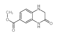 甲基3-氧代-1,2,3,4-四氢喹噁啉-6-羧酸结构式