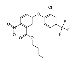 5-(2-Chloro-4-trifluoromethyl-phenoxy)-2-nitro-benzoic acid (E)-but-2-enyl ester Structure