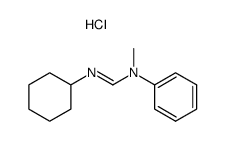 N-Cyclohexyl-N'-methyl-N'-phenylformamidin结构式