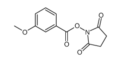 (2,5-dioxopyrrolidin-1-yl) 3-methoxybenzoate Structure