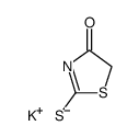 2-thioxo-4-thiazolidinone N-potassium salt结构式