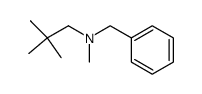 N-benzyl-N,2,2-trimethylpropan-1-amine结构式