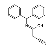 N-benzhydryl-2-cyanoacetamide结构式