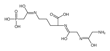 glycyl-glycyl-delta-N-(phosphonoacetyl)ornithine Structure