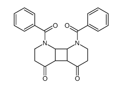 1,8-dibenzoyldecahydrocyclobuta[1,2-b:4,3-b']dipyridine-4,5-dione结构式