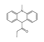 1-(10-methyl-9,10-dihydroacridin-9-yl)propan-1-one结构式