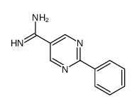 5-Pyrimidinecarboximidamide,2-phenyl-(9CI) structure