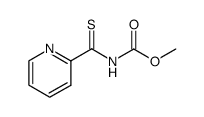 Carbamic acid, (2-pyridinylthioxomethyl)-, methyl ester (9CI)结构式