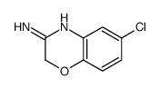 6-chloro-2H-1,4-benzoxazin-3-amine结构式