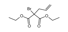 Diethyl α-allyl-α-bromomalonate Structure