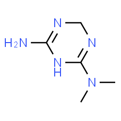 1,3,5-Triazine-2,4-diamine,1,6-dihydro-N,N-dimethyl-(9CI) Structure