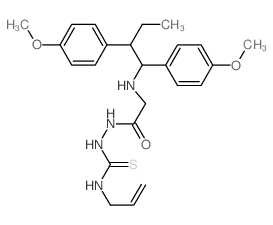 1-[[2-[1,2-bis(4-methoxyphenyl)butylamino]acetyl]amino]-3-prop-2-enyl-thiourea picture