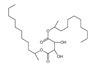 diundecan-2-yl (2R,3R)-2,3-dihydroxybutanedioate结构式