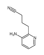 3-aminopyridine-2-butyronitrile Structure