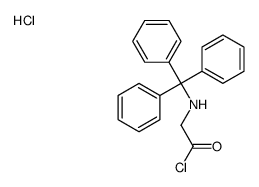 2-(tritylamino)acetyl chloride,hydrochloride Structure