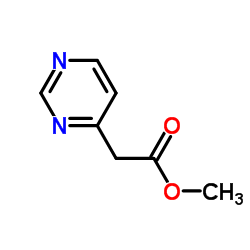 Methyl 2-(pyrimidin-4-yl)acetate structure