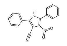 4-cyano-2,5-diphenyl-3-nitropyrrole Structure