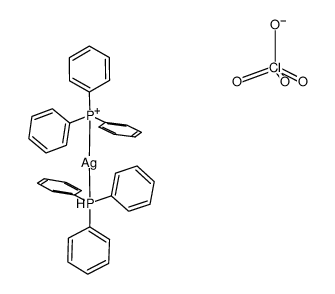 Ag(triphenylphosphine)2 perchlorate结构式