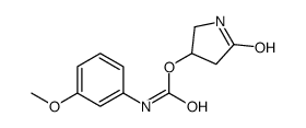 (5-oxopyrrolidin-3-yl) N-(3-methoxyphenyl)carbamate Structure