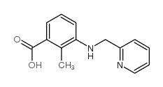 2-METHYL-3-((PYRIDIN-2-YLMETHYL)AMINO)BENZOIC ACID Structure