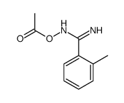 [[amino-(2-methylphenyl)methylidene]amino] acetate结构式