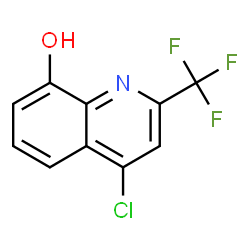 4-Chloro-2-(trifluoromethyl)-8-quinolinol结构式