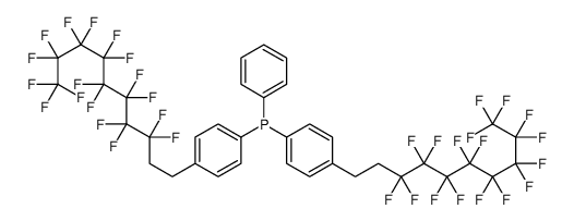 BIS[4-(1H,1H,2H,2H-PERFLUORODECYL)PHENYL]PHENYLPHOSPHINE Structure