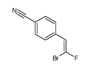 4-(2-bromo-2-fluoroethenyl)benzonitrile结构式